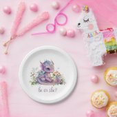 ベビードラゴンジェンダーリビールパーティー ペーパープレート (パーティー)