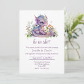 ベビードラゴンジェンダーリビールパーティー 招待状 (スタンド正面)