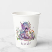 ベビードラゴンジェンダーリビールパーティー 紙コップ (裏面)