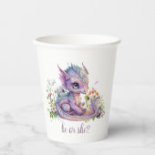 ベビードラゴンジェンダーリビールパーティー 紙コップ (正面)