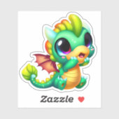 ベビードラゴンステッカー呼び出し シール (シート)