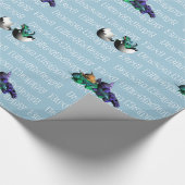 ベビードラゴンズ子供の誕生日 ラッピングペーパー (角)