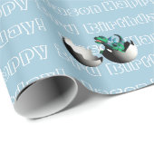 ベビードラゴンズ子供の誕生日 ラッピングペーパー (ロールコーナー)