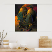 ベビードラゴンズ孵化ポスター ポスター (キッチン)