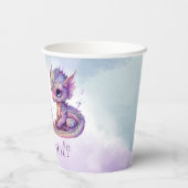 ベビードラゴンズ性別によるパーティーの表示 紙コップ (裏面)