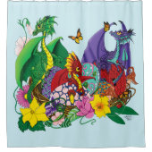 ベビードラゴンネストファンタジー シャワーカーテン (正面)