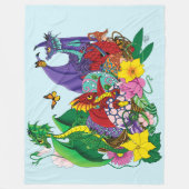 ベビードラゴンネストファンタジー フリースブランケット (正面)