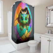 ベビードラゴンハッチング シャワーカーテン (インサイチュ)