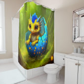 ベビードラゴンハッチング シャワーカーテン (インサイチュ)