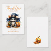 ベビードラゴンハローウィンパーティの恩恵 ノートカード (正面/裏面)