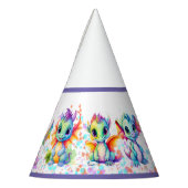 ベビードラゴンバースデーパーティハッツ パーティーハット (左)