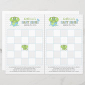 ベビードラゴンビンゴシートと2枚のゲームカード (正面/裏面)