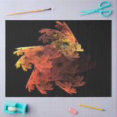 ベビードラゴンフラクタルアートデクページ 薄葉紙 (クラフト)