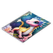 ベビードラゴンフローラ宇宙ポートレート ノートブック (左側)