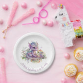 ベビードラゴンベビーシャワー ペーパープレート (パーティー)