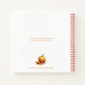 ベビードラゴンベビー初ハロウィーンゲストブック ノートブック (裏面)