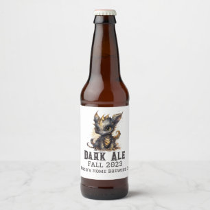 ベビードラゴンホームブリュービール ビールラベル