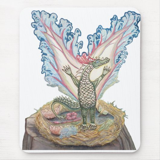 ベビードラゴンマウスパッド マウスパッド (正面)