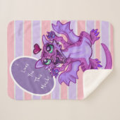 ベビードラゴンラブ シェルパブランケット (正面(横))