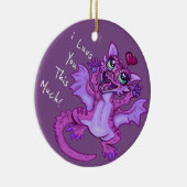 ベビードラゴンラブ セラミックオーナメント (右)