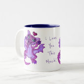 ベビードラゴンラブ ツートーンマグカップ (正面左)