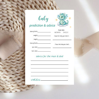 ベビードラゴン予測ゲーム チラシ