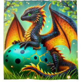 ベビードラゴン シャワーカーテン