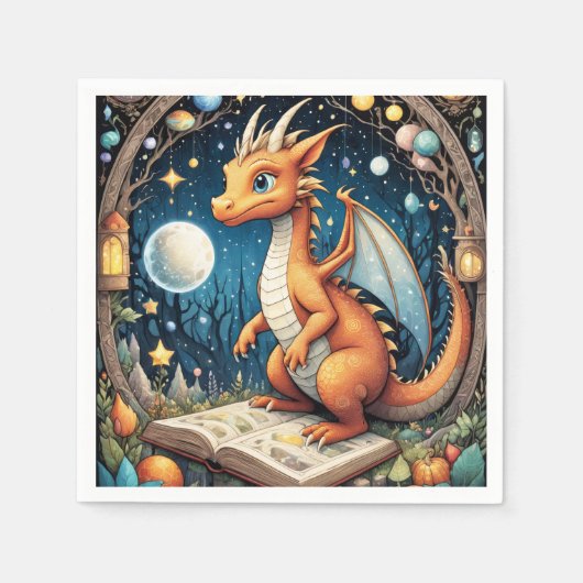 ベビードラゴン スタンダードカクテルナプキン (正面)