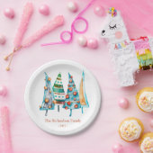 ベビードードルクリスマス紙プレート ペーパープレート (パーティー)