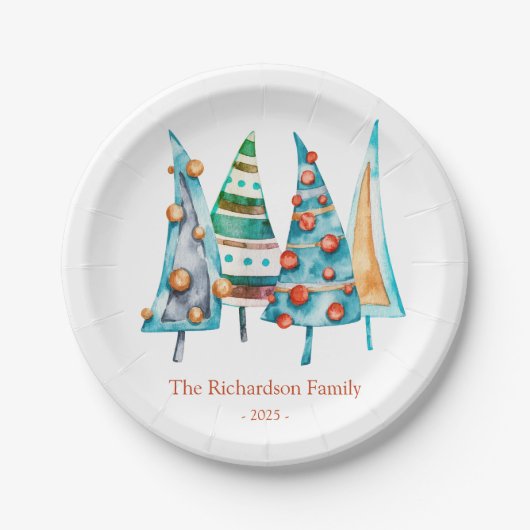 ベビードードルクリスマス紙プレート ペーパープレート (正面)