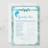 ベビーナルワールプライス赤ちゃんシャワーゲーム 招待状 (正面)