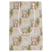 ベビーニュートラルベアフォレストラージ抱き枕 ミディアムペーパーバッグ (裏面)