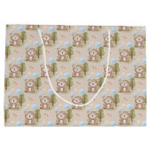 ベビーニュートラルベアフォレストラージ抱き枕 ラージペーパーバッグ (裏面)