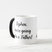 ベビーニューファーザーパパ非表示メッセージサプライズ モーフィングマグカップ (正面左)