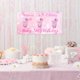 ベビーネリーバースデーパーティー 横断幕