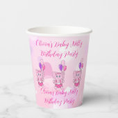 ベビーネリーバースデーパーティー 紙コップ (裏面)