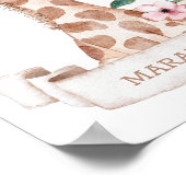 *~*ベビーネームキラフェガールジャングル子供部屋 ポスター (角)