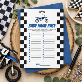 ベビーネームレースダートバイクベビーシャワーゲーム