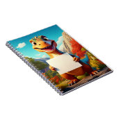 ベビーノート – あなたの名前はこちら – Dinosale ノートブック (右側)