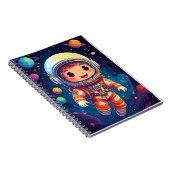 ベビーノート – 宇宙旅行 – 新しい惑星 ノートブック (右側)