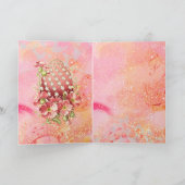 ベビーハグイースターバニーのピンクの輝き シーズンカード (内部)