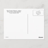 ベビーハミングバード ポストカード (裏面)