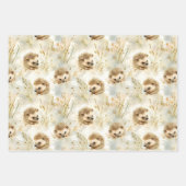 ベビーハリネズミ ラッピングペーパーシート (正面3)