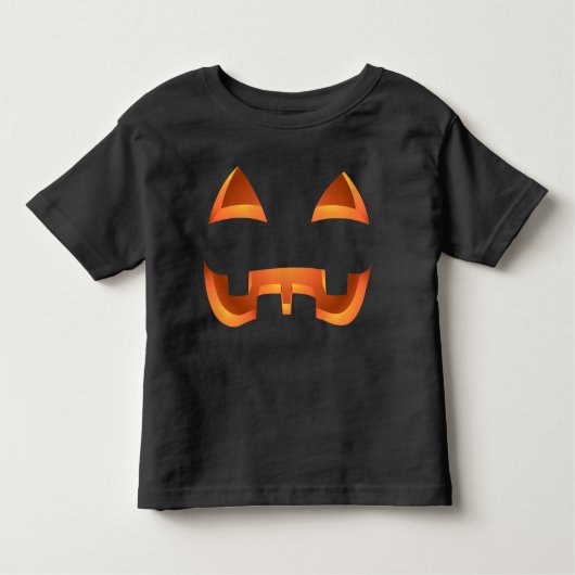 ベビーハロウィンシャツベビーカボチャの衣装シャツ トドラーTシャツ (正面)