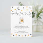 ベビーハロウィーン幽霊ベビースシャワー用の本 エンクロージャーカード (スタンド正面)