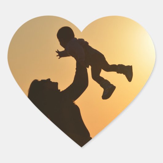 ベビーハートシール付きママ ハートシール (正面)