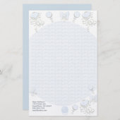 ベビーハートラトルオンシアーガイルーピンク 便箋 (正面/裏面)