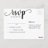 ベビーハート | ティール（緑がかった色）ダークミッドナイトグリーンフローリッシュ ポストカード (裏面)