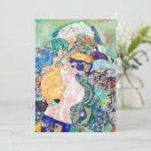 ベビーバイグスタフクリムト絵画のアートワーク カード (スタンド正面)
