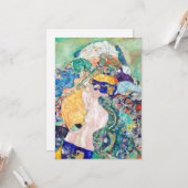 ベビーバイグスタフクリムト絵画のアートワーク カード (正面/裏面インサイチュ)